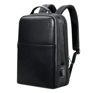 Corporate Gift Malaysia Gifts Worlds Leather Backpack with charging USB Best Premium Gift Malaysia